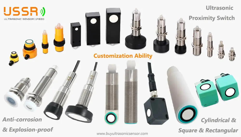 industrial ultrasonic proximity sensor