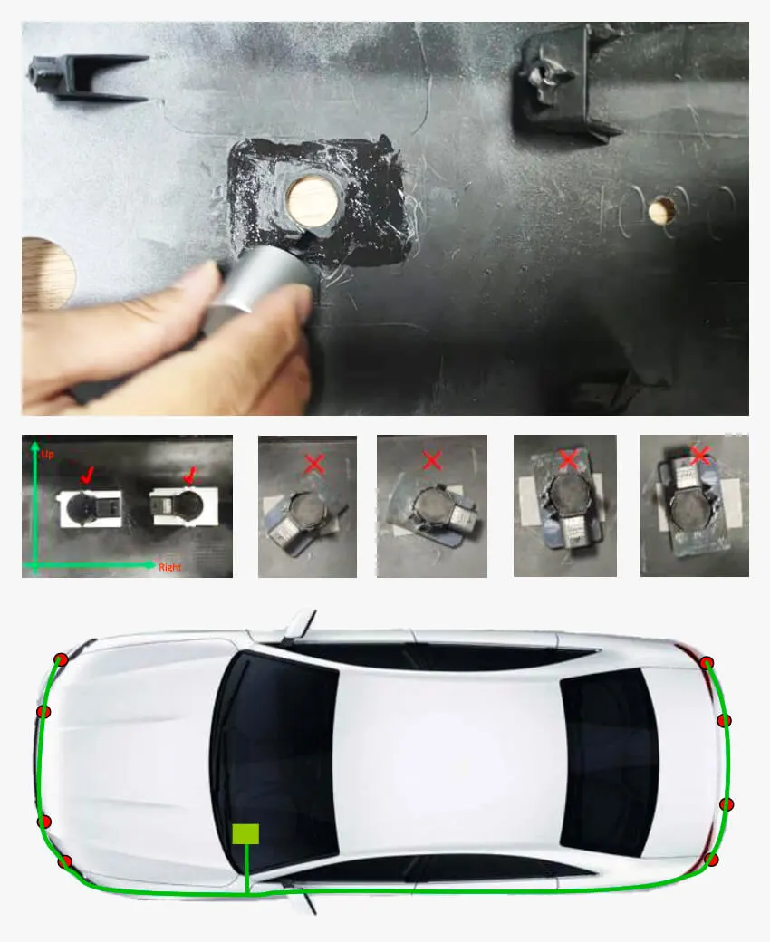 mount pdc park sensor