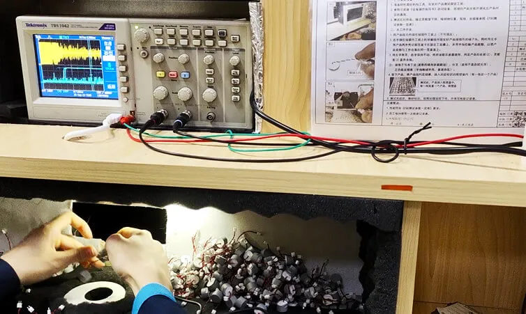 ultrasonic transducer test